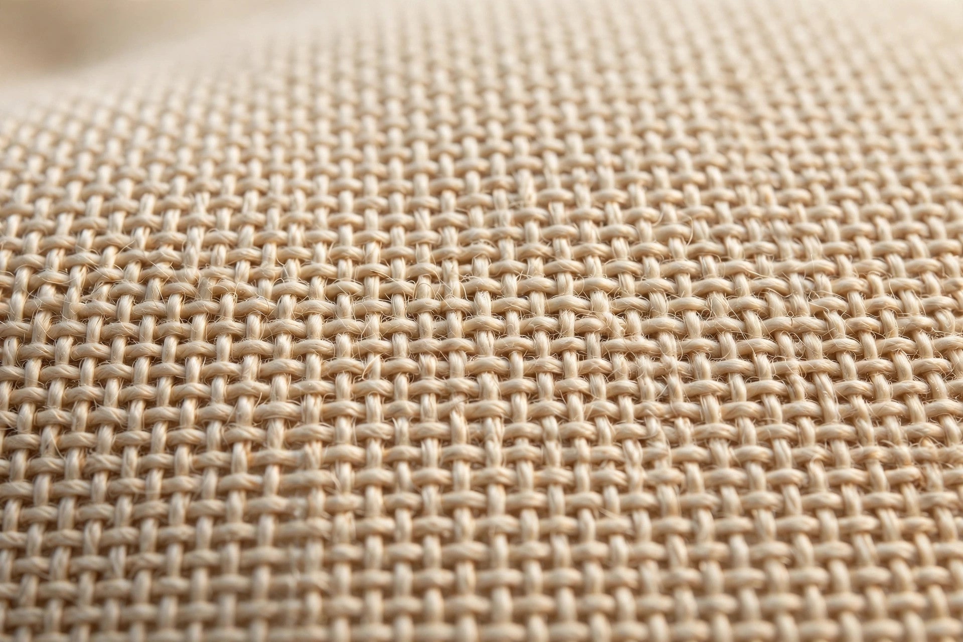Close-up of woven fabric structure showing consistency